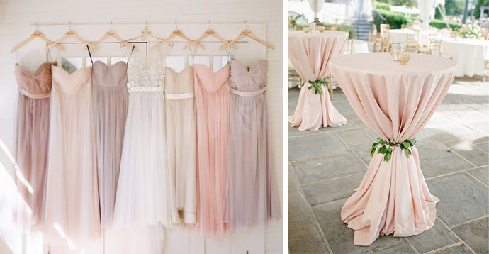 Spring Wedding Inspiration: Romantic Pastels | Queen City Blooms