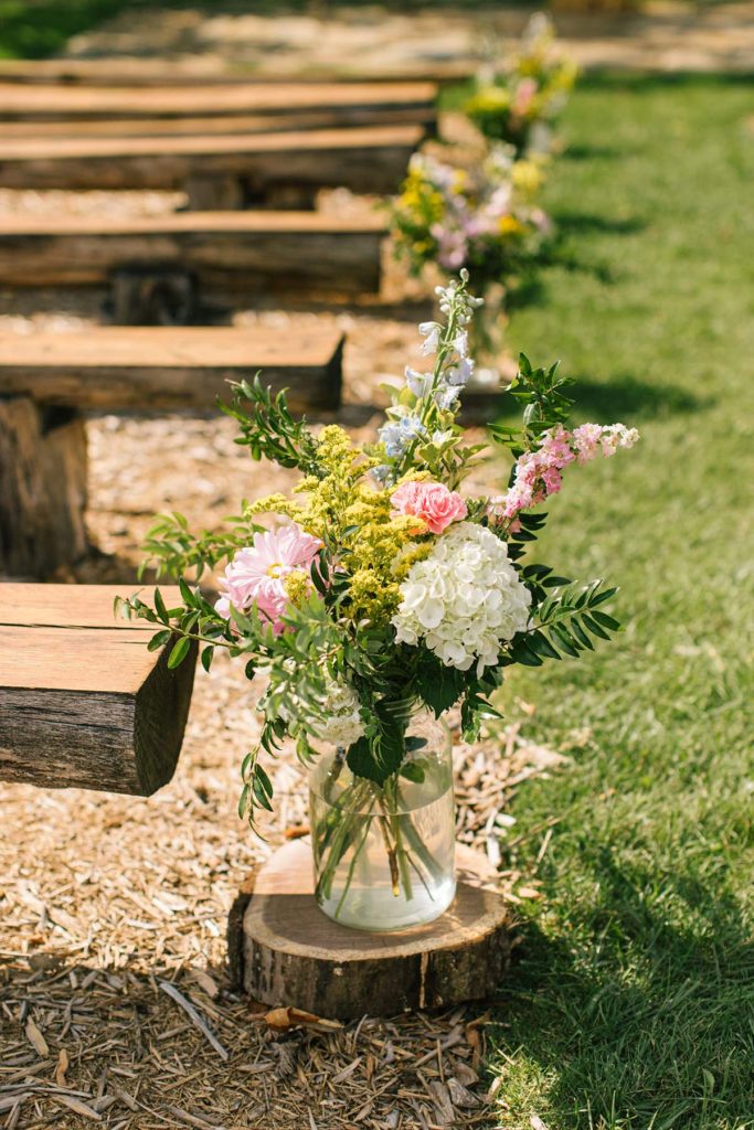 Rustic Wildflower Wedding Decorations & Accents