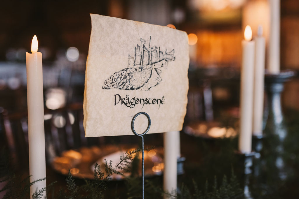 Game of Thrones Table Signage