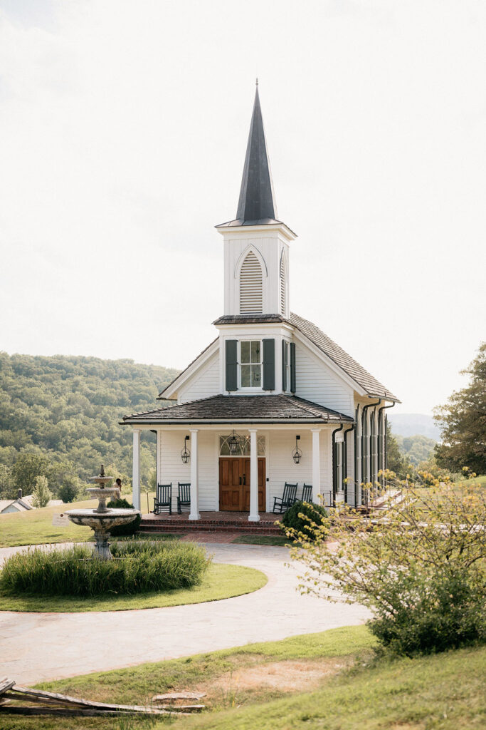 The outside of the Garden Chapel at Big Cedar Lodge